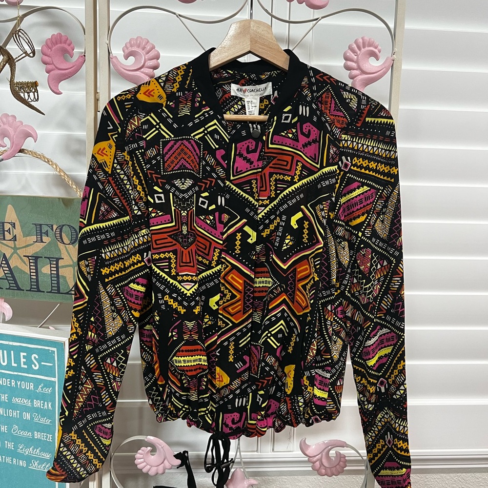 H&M Coachella Collection Printed Jacket